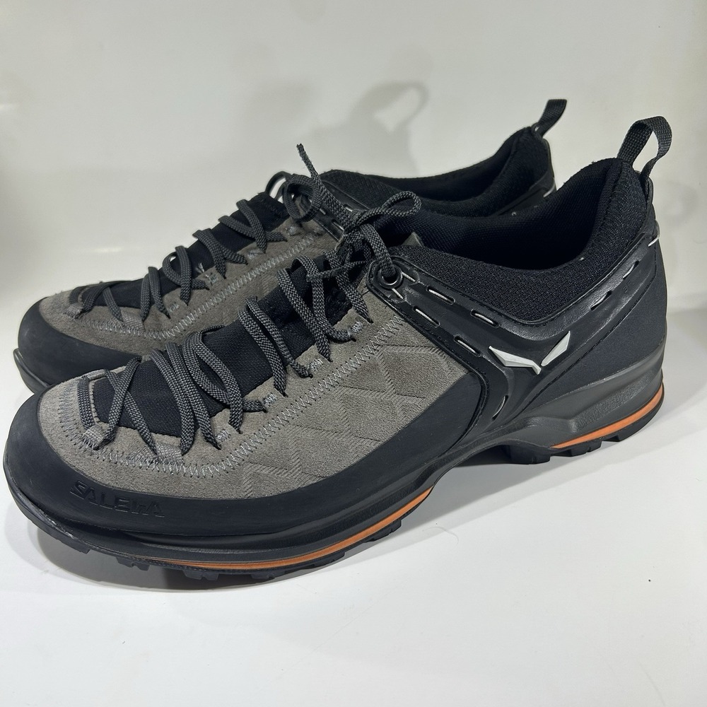 Salewa MTN Trainer 2 Mens Size 10 Hiking Approach Shoes Wallnut Vibram 61371